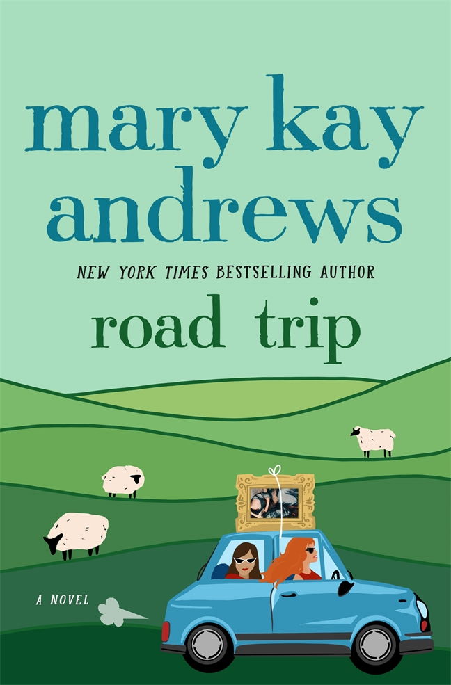The official book cover of Road Trip by Mary Kay Andrews, showcasing a vibrant and summer-themed design for this comprehensive book review.
