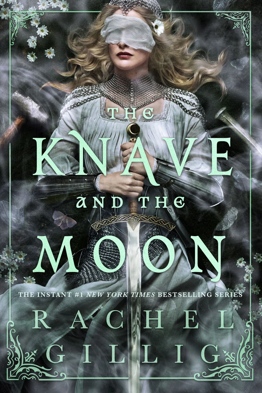 Gothic stone cathedral ruins under a full moon illustrating Rachel Gillig's fantasy novel The Knave and the Moon review.